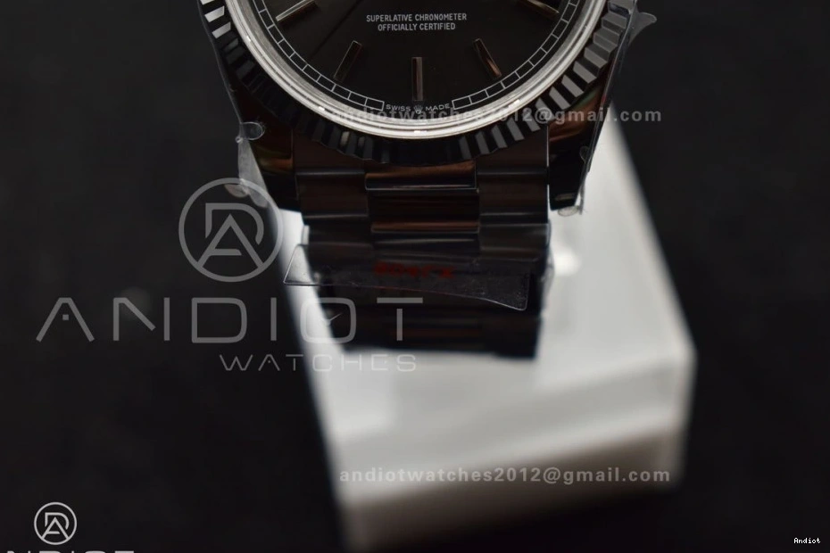 vr3255 36 Edition Grey Dial SS Bracelet 904L Weight) on QF Steel (Gain DayDate V5 President Best 0315